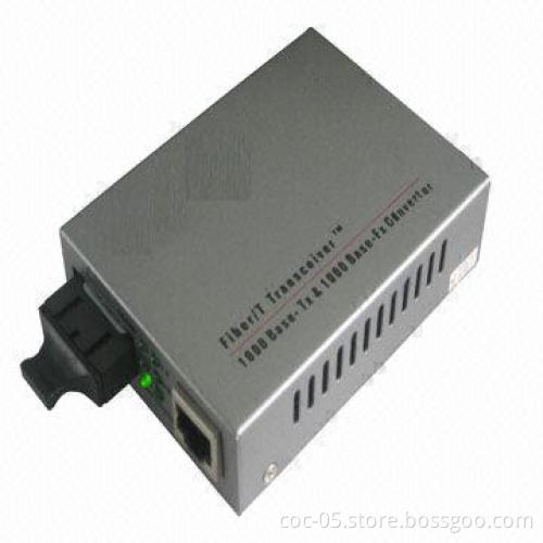 10/100/1000M Fast Ethernet Optical Fiber Media Converter, 100m to 120km, POE, SFP to SFP